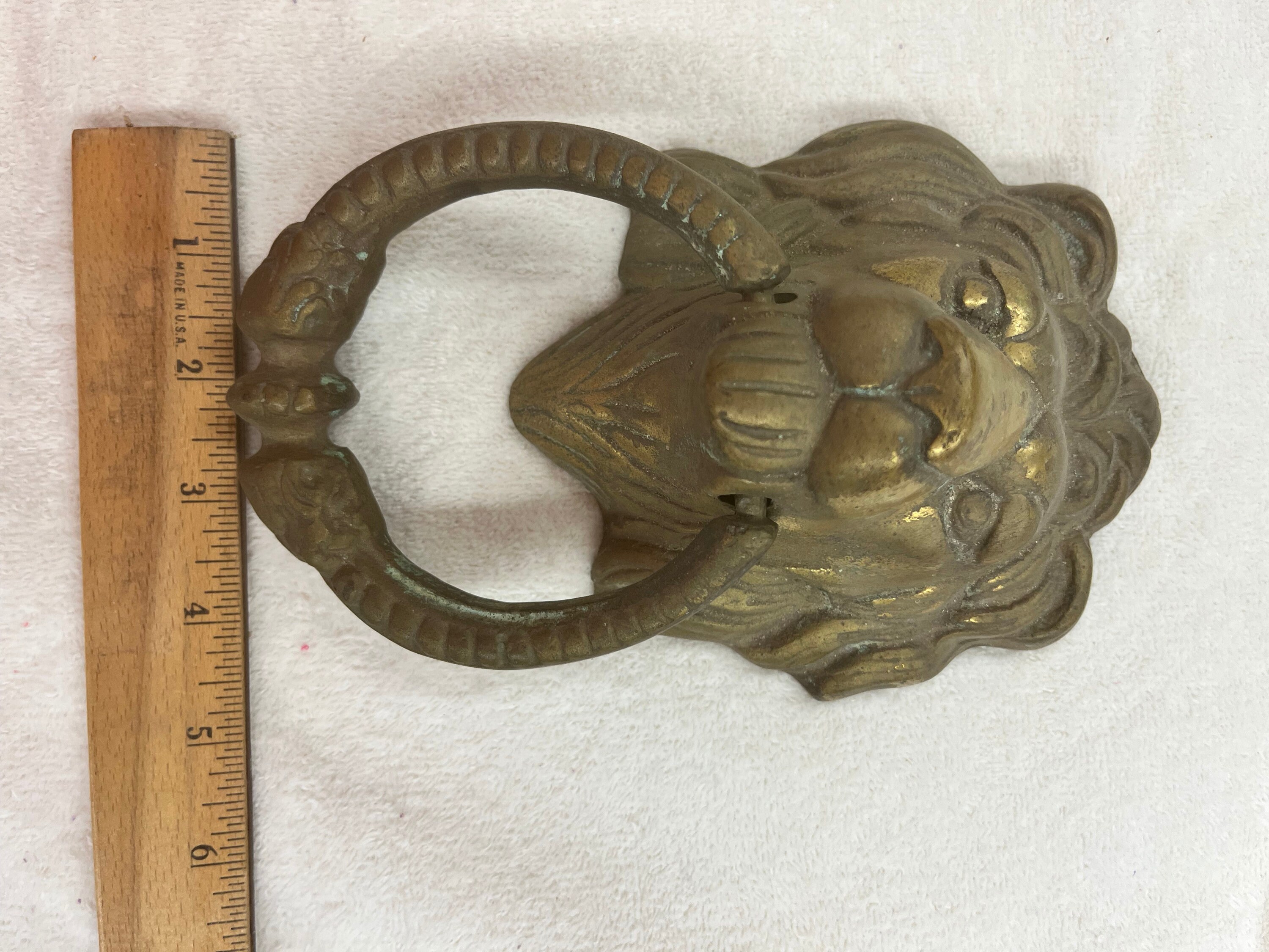 Vintage Brass Door Knocker - Etsy