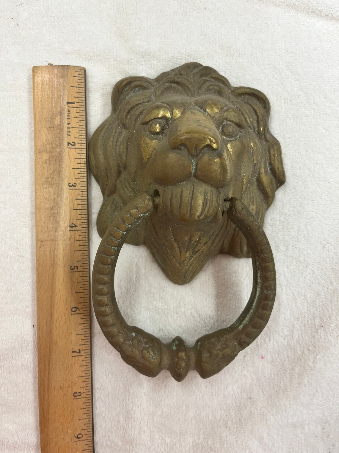 Vintage Brass Door Knocker - Etsy