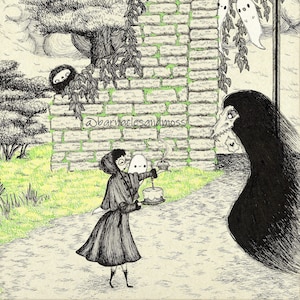 Homemade! Fine Art Print |  Goblincore Decor | Dark Cottagecore | Whimsigoth Art | Whimsigoth