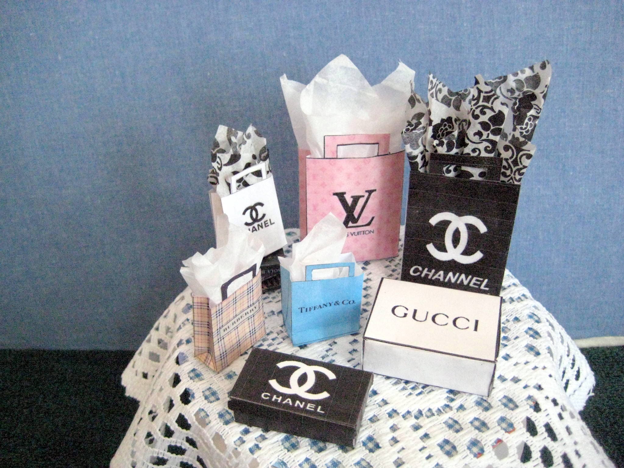 Sale Barbie Doll Accessories Barbie Shopping Bags and Boxes Etsy