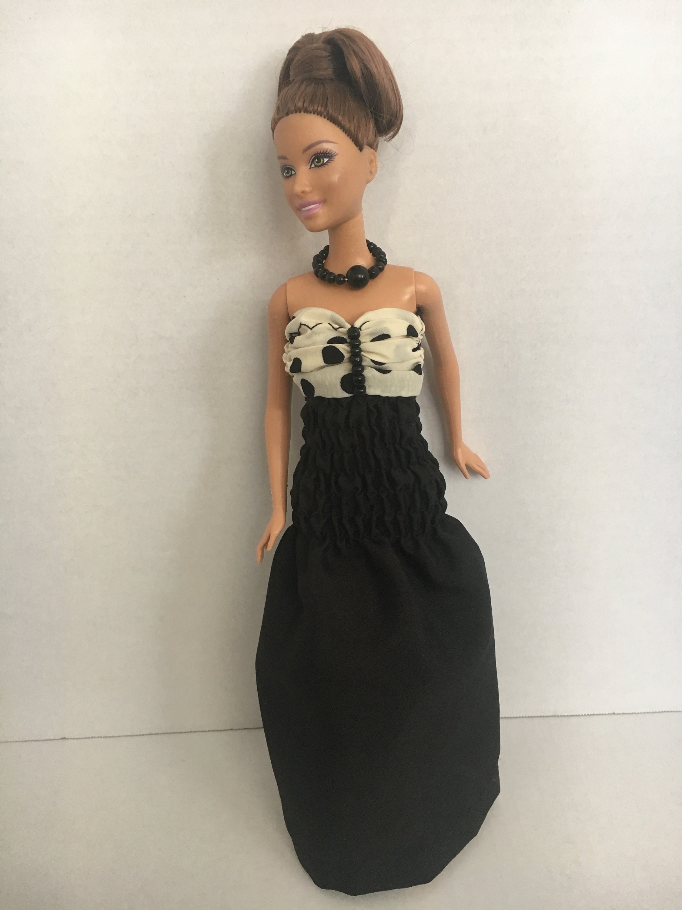 black dress barbie doll