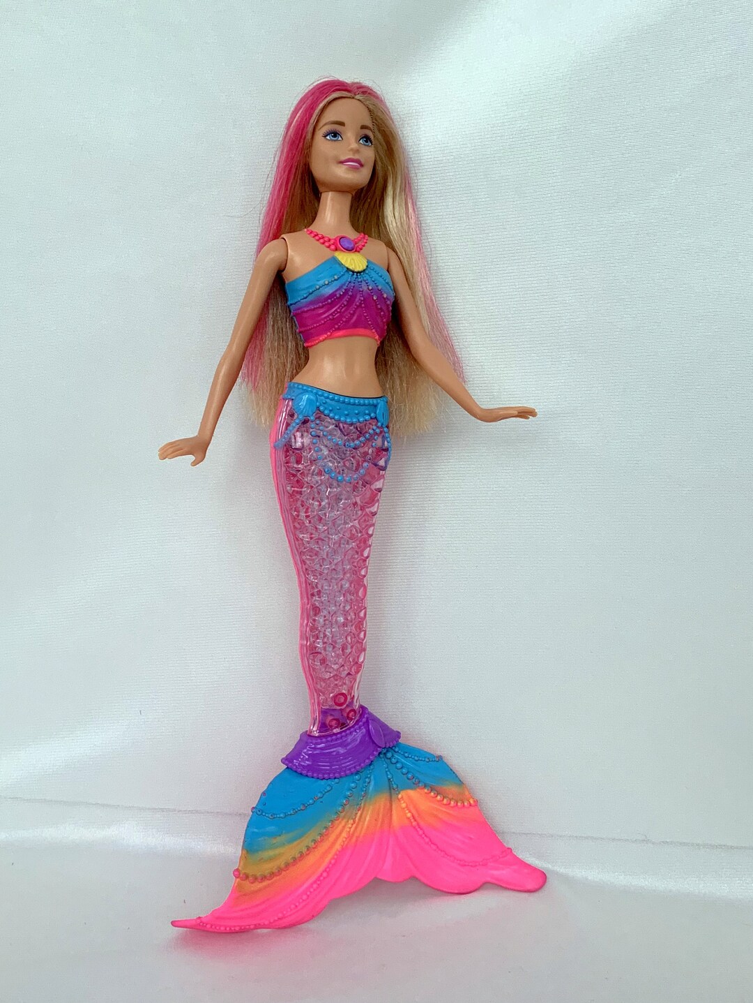 Lightup Mermaid Dreamtopia Doll With Rainbow Tail Etsy