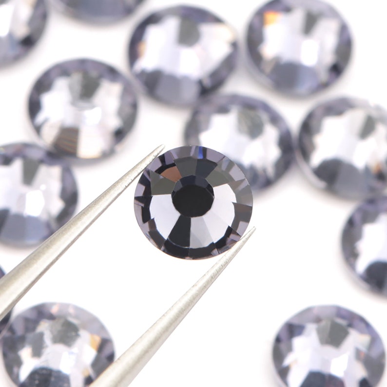 SS6-SS230 Tanzanite Hotfix Rhinestones Hotfix Transfer Iron On Rhinestone For Clothing/&Wedding Garment Flat Back Hot Fix Crystal