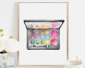 Makeup wall art | Etsy