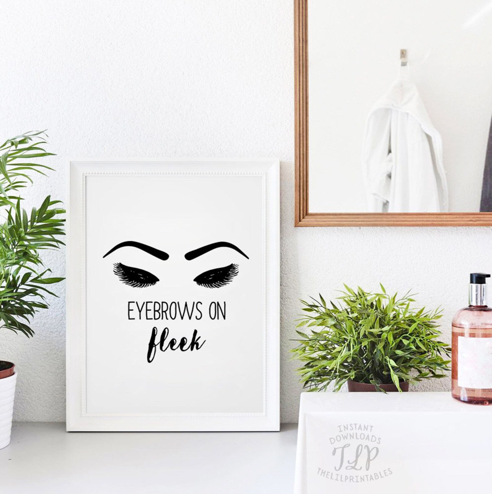 Eyebrows Prints Eyelash Print Eyebrow Printable Eyelash - Etsy UK