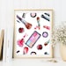 Makeup Printable Cosmetic Wall Art Beauty Room Wall Art - Etsy
