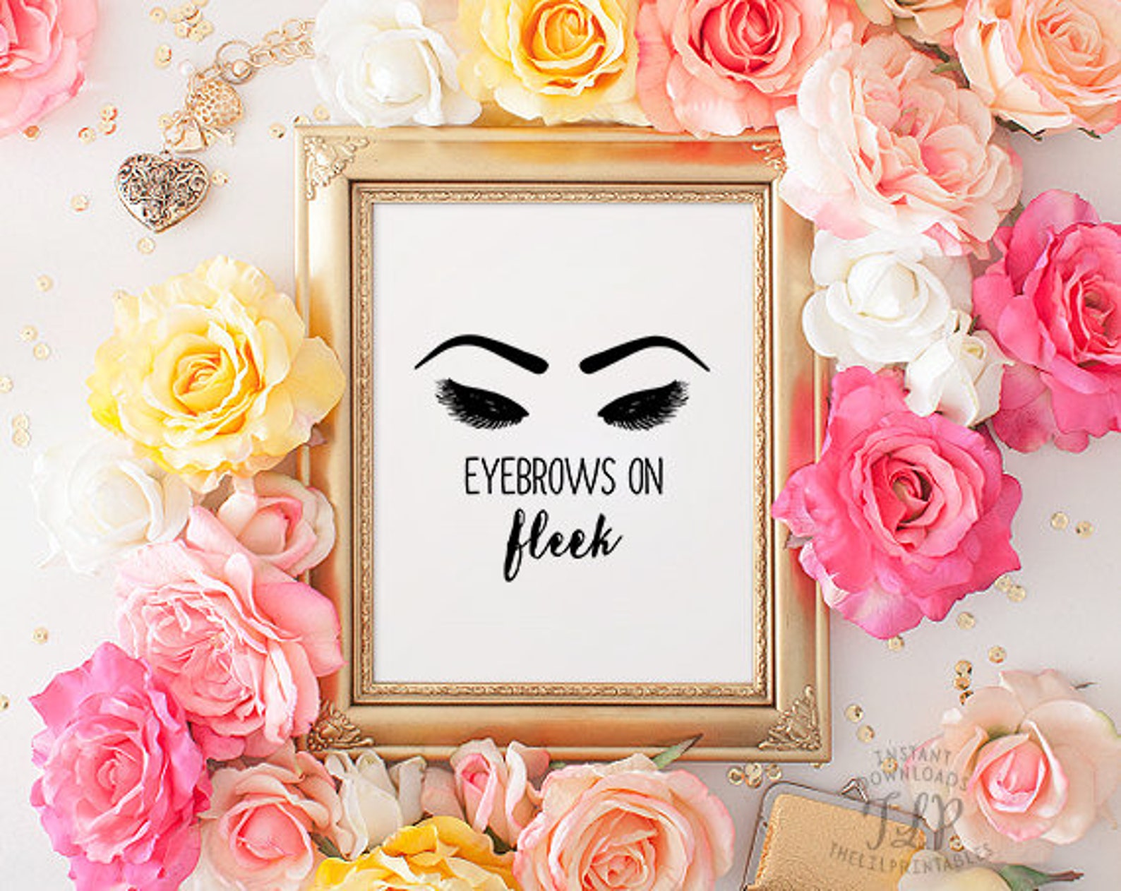 Eyebrows Prints Eyelash Print Eyebrow Printable Eyelash - Etsy UK