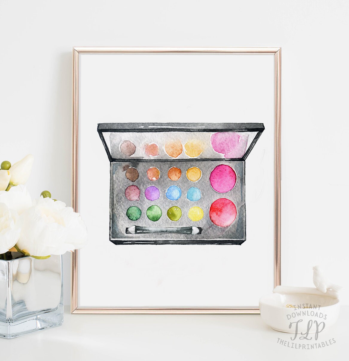 Makeup Print Makeup Wall Art Digital Download Beauty Room Etsy