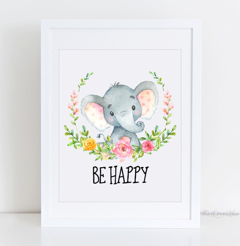 Watercolor Animal Set Printables Nursery Animals Woodland - Etsy