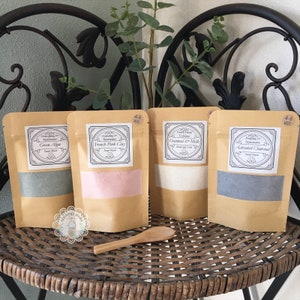 All Natural Face Mask, Oat, Milk, Charcoal, Algae, and French Pink Clay Facial Masks. Self Care Gift, Spa Gift, Clay Mask, Treat yourself