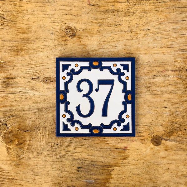 Spanish Tile Address Numbers Etsy