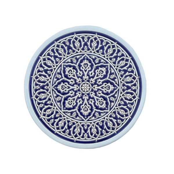 Spanish ceramic plates, 28 cm (11") - Model "ALHAMBRA" - Spanish wall plates, decorative, mosaic plates - From Spain