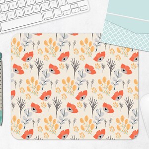 Sunny Meadow tapis de souris motif floral joli tapis de souris joli bureau joli tapis de souris chic et vibrant image 2