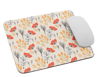 Sunny Meadow mouse pad floral pattern cute mouse pad pretty desk pretty mouse pad chic and vibrant