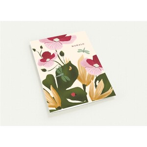 Lot de 10 - Paquet de cartes de voeux botaniques Mahalo | Cartes écologiques premium | Parfait pour toutes les occasions