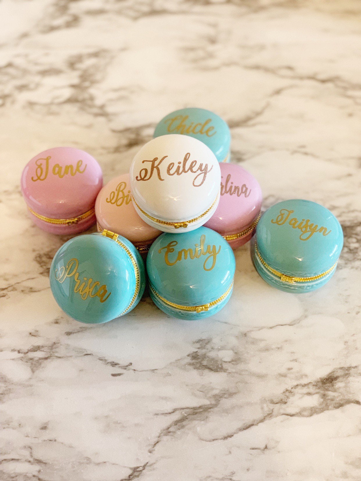 Macaron Jewelry Box Bridesmaid Gift Idea Engagement Gift Etsy