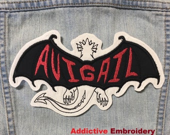Dragon Wings Personalized Iron On Patch Embroidered Custom