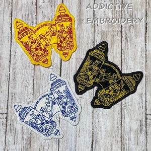 Torah Bible Scrolls Iron On Patch Embroidered Custom Applique Embroider