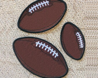 Football Iron On Patch College Embroidered Custom Applique
