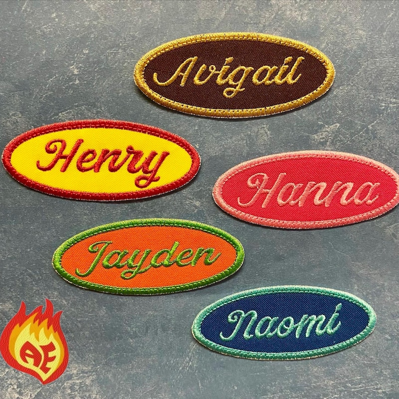 Canvas Name Tags Custom - Etsy