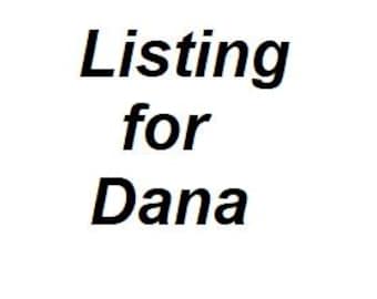 Listing for Dana 12 Iron On Patch  Embroidered Custom Applique