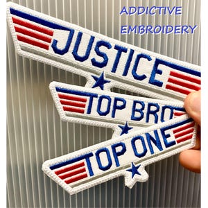 Military Name Tag US Flag Star Air Force Personalized Iron On Patch Embroidered Applique Custom black friday