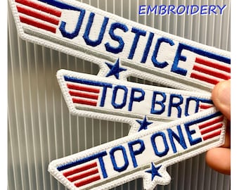 Military Name Tag US Flag Star Air Force Personalized Iron On Patch Embroidered Applique Custom black friday