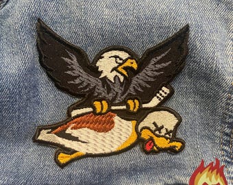 Dog Maltese Cute Iron On Patch Embroidered Pocket Peeking peek Pet Bichon Frise Havanese USA