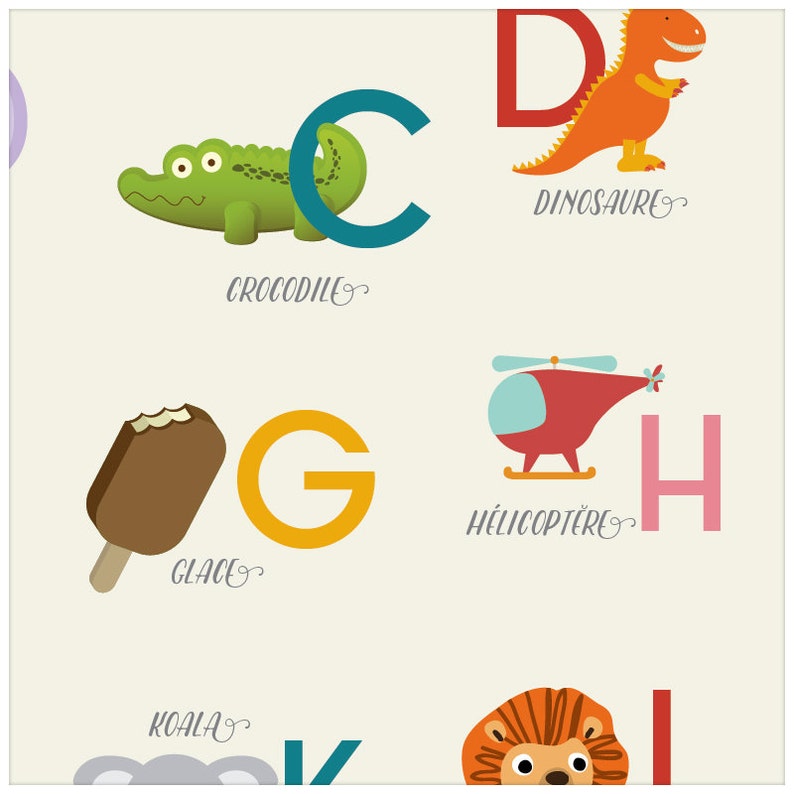 Affiche Éducative Parlante Alphabet - 57x41 Cm - PVC - Sons Et Lumières - Pour Enfants, Apprentissage Précoce - Piles Non Incluses