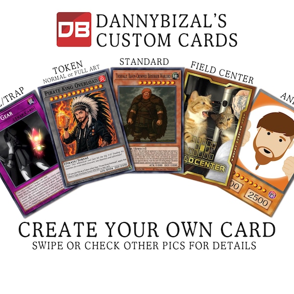 Universal Custom Card Custom Yugiohs Cards - Etsy