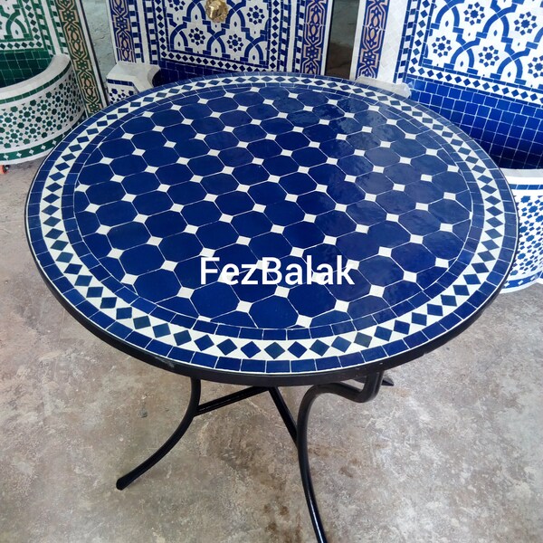 Mosaic Patio Table and Chairs Etsy