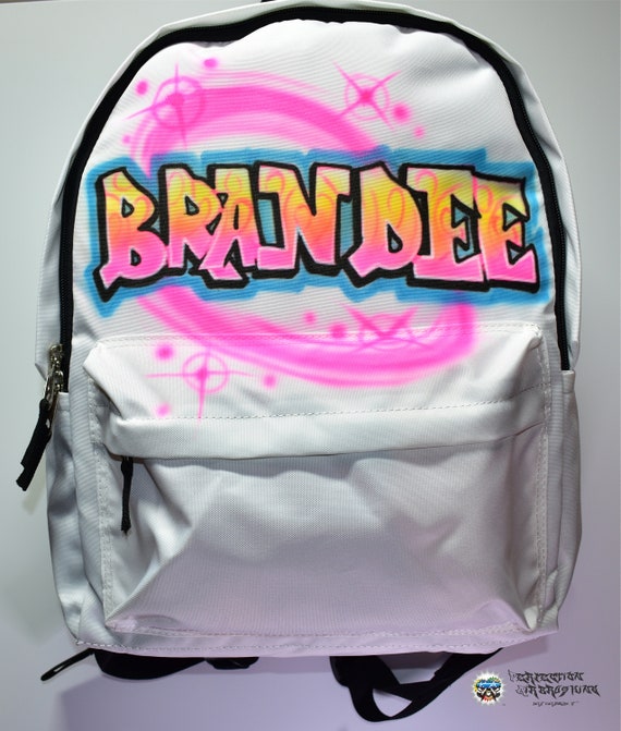 Graffiti Backpack Etsy
