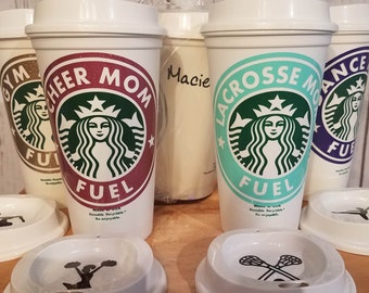 Cheer Mom • Dance Mom • Dance Team • Team Gift • Sports Mom, Personalized Starbucks Coffee Cup, Custom Tumbler [high quality gift idea]