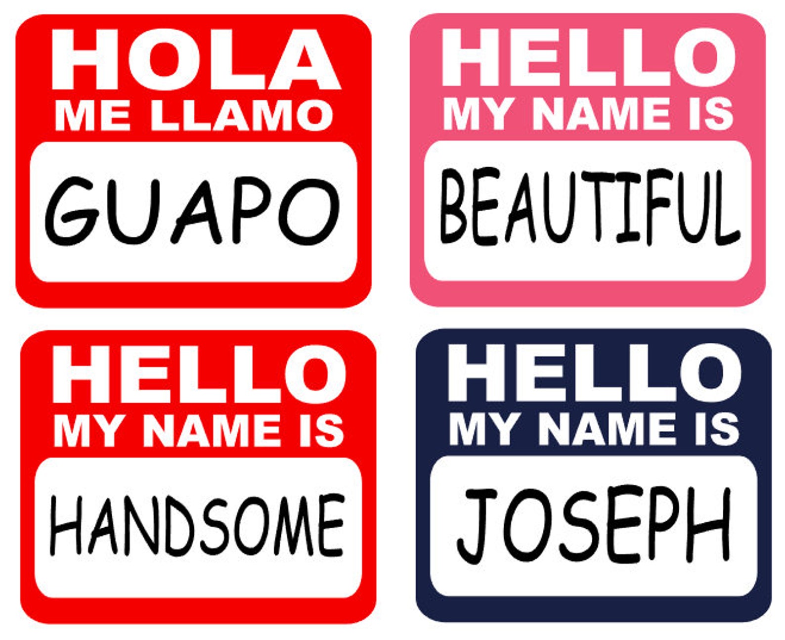 Hola Me Llamo GUAPO Hello My Name HANDSOME Baby Onesie - Etsy
