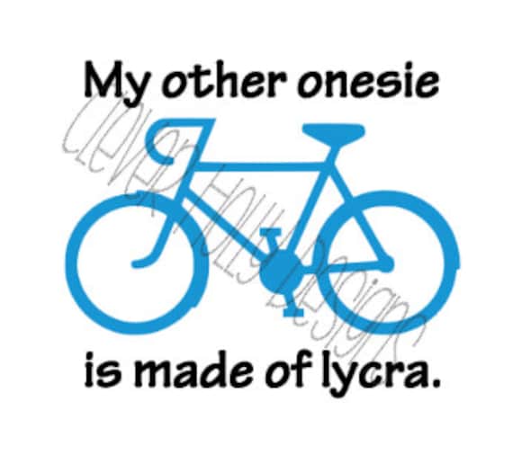Biking Onesie Bicycle Onesie Cycling Bodysuit my Other Onesie is
