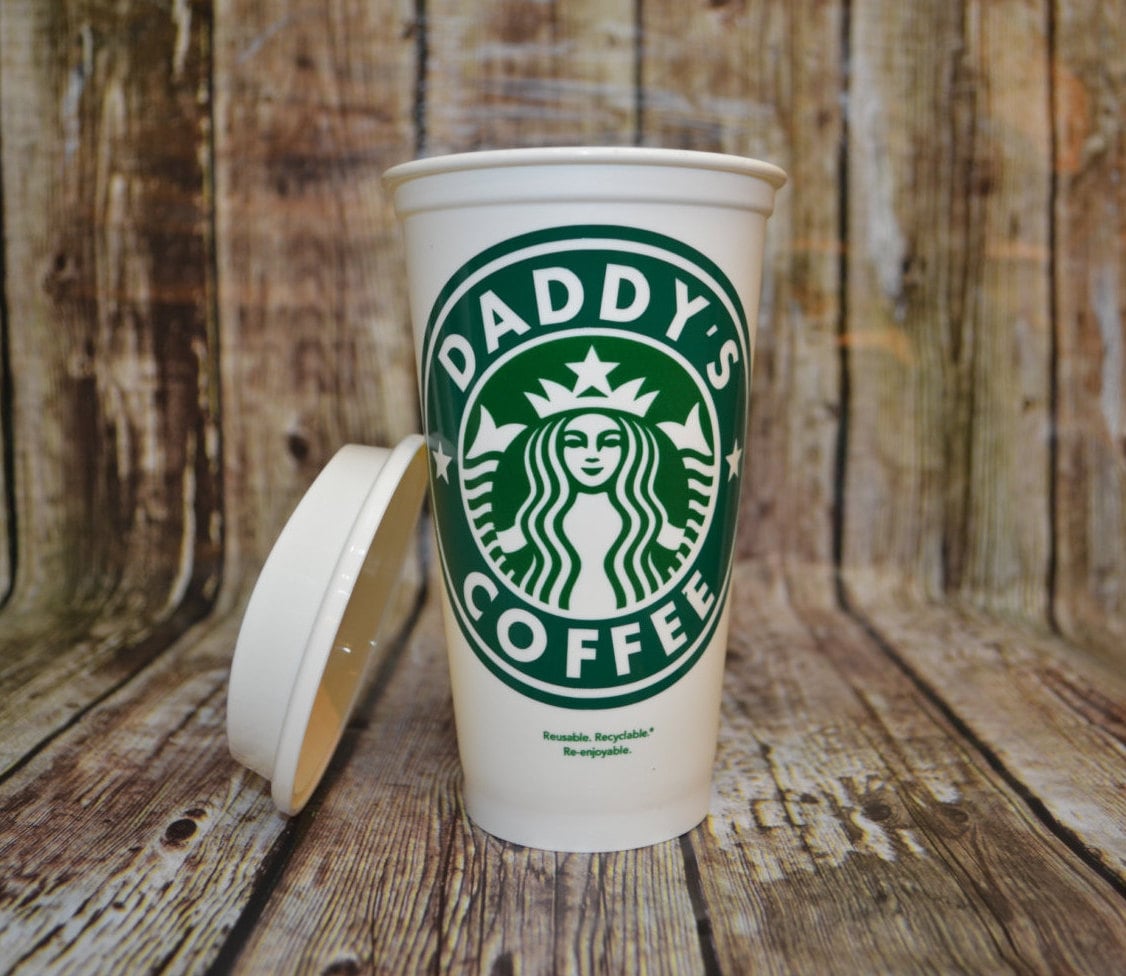 I Like My Coffee Black Starbucks Hot Cup, gag gift, funny gift