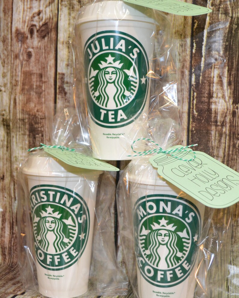 Personalized Starbucks Cup Travel Coffee Mug Custom Etsy