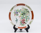 Vintage Chinese porcelain plate,8.25 inches, 1960s