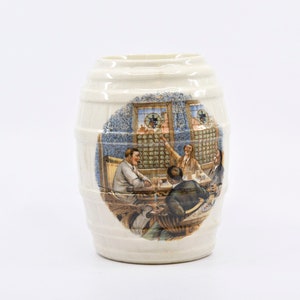 Vintage, German, ceramic, beet stein, 6 inches tall