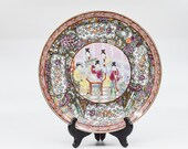 Vintage Chinese porcelain plate , 10 inches wide