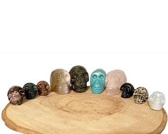 Crystal Skulls, Skull, Skull Ornament, Scrying, Altar, Semi Precious Carving