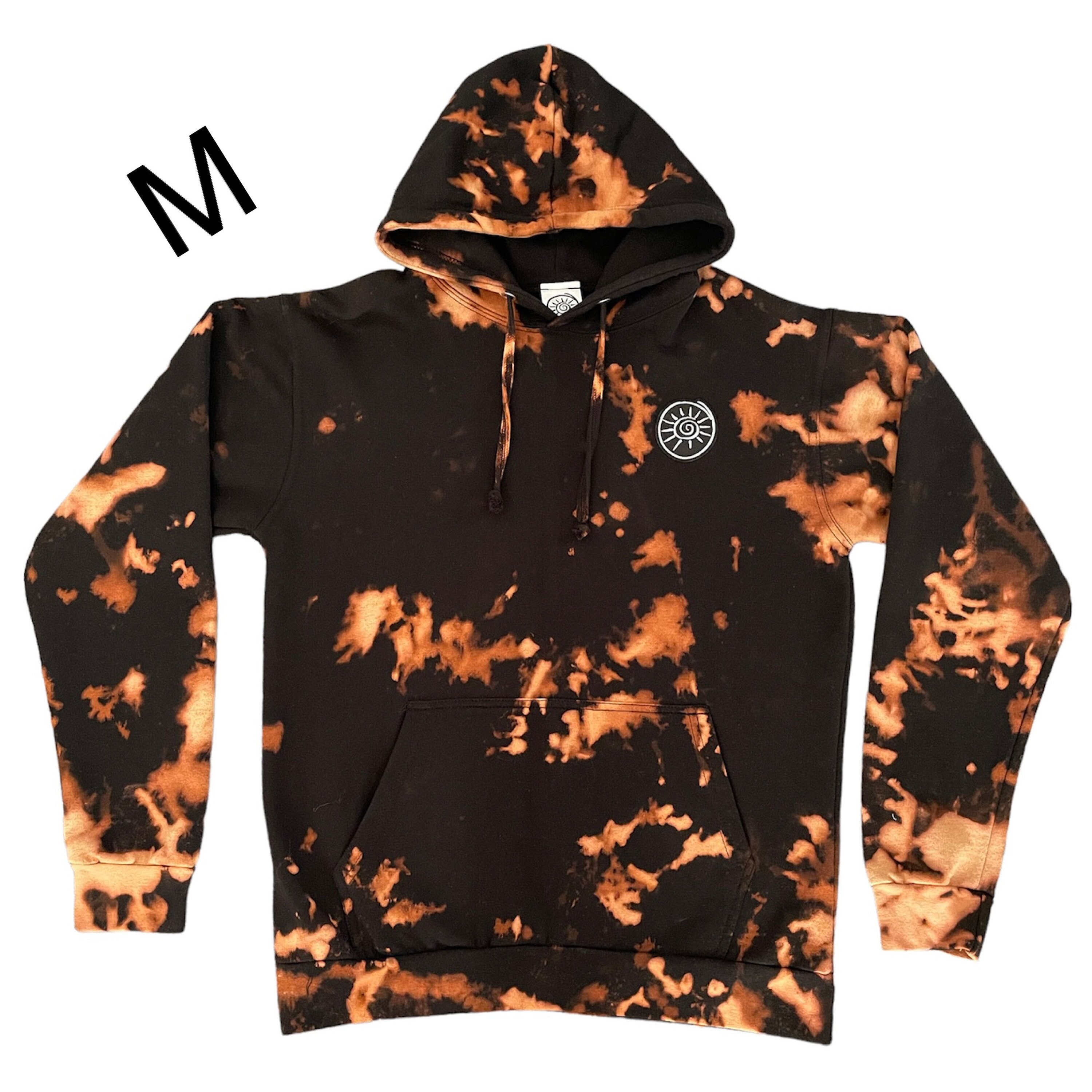 Tie Dye Hoodie Thick Warm Hand Dyed Size S/M - Etsy