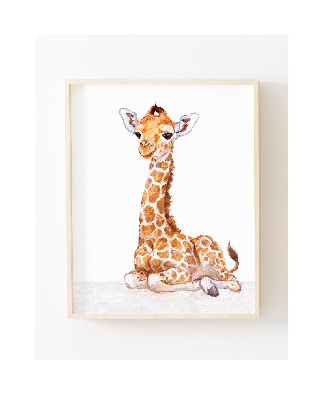 Baby Giraffe nursery art Safari Nursery Art Baby Giraffe Etsy