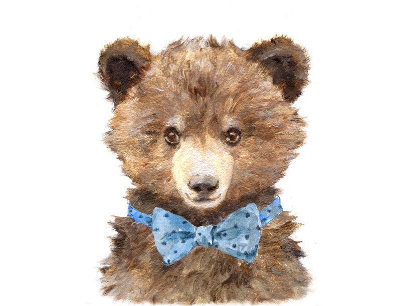 Woodland animal print set of 3 Fawn Print Fox Nursery Art Etsy