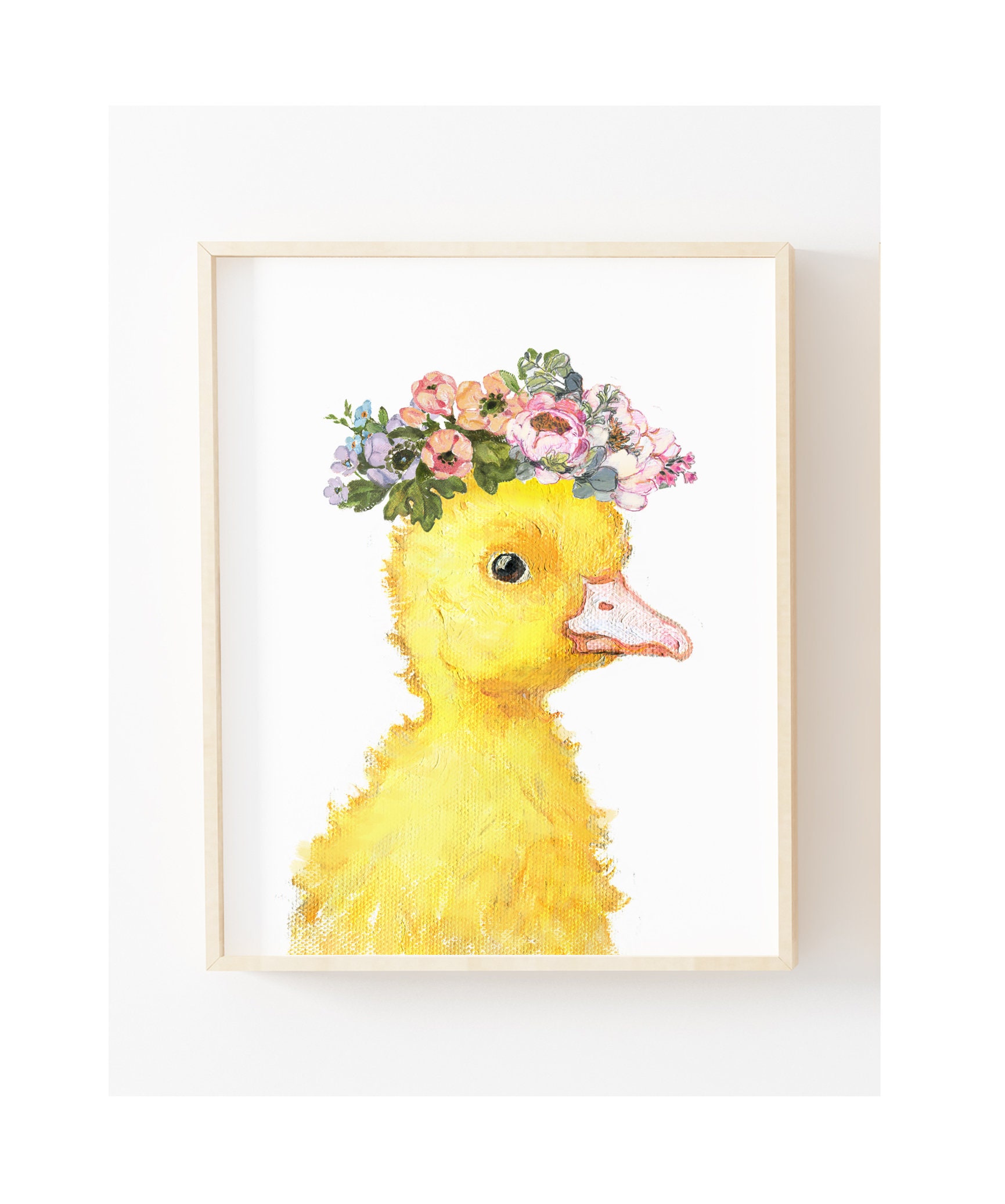 Farm Themed Baby Animal Print Set 6 Baby Girl Room Decor Etsy