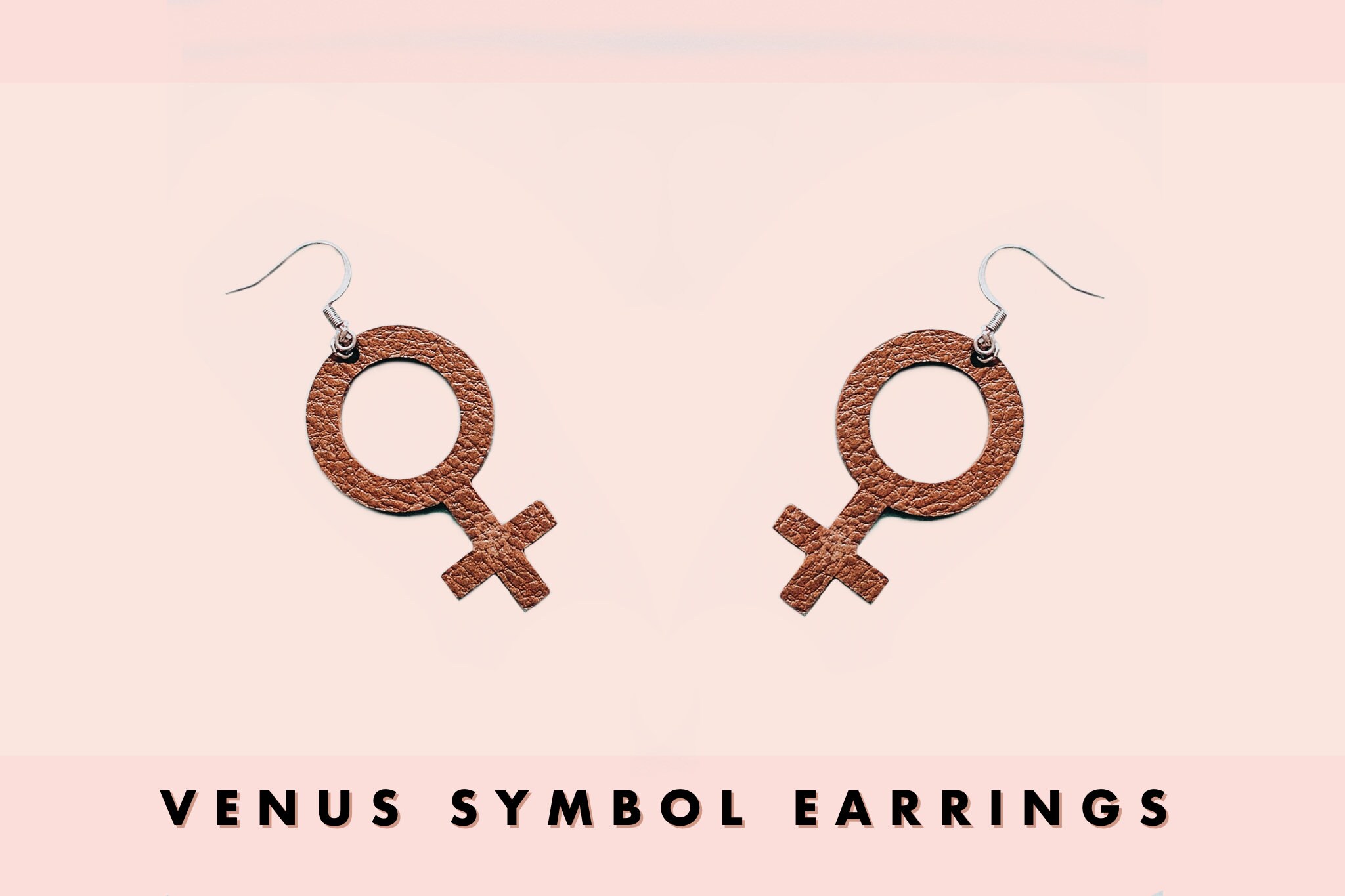 Venus Woman Symbol Earrings Statement Earrings Feminist Etsy