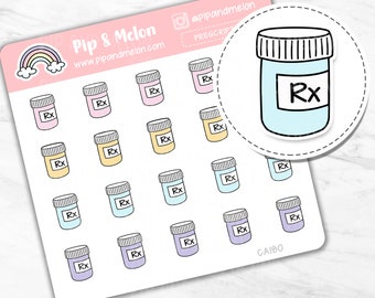 Refill Prescription Stickers - Etsy