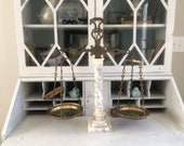 Vintage Scale, Marble Scale, Agate Scale, Scales of Justice, Centerpiece Decor, Kitchen Decor, Cottage Accessories, Bathroom Decor 400