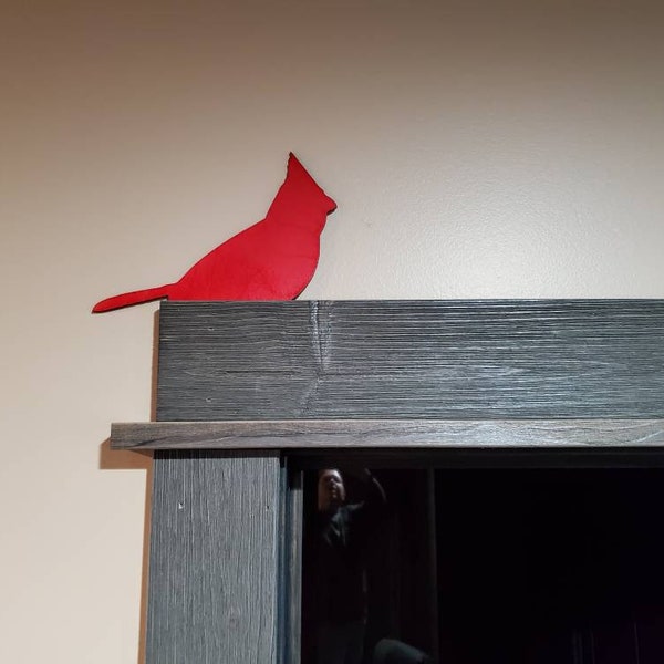 Cardinal shelf sitter l door trim sitter l window sitter l remembrance l memorial l SVG l Glowforge file l