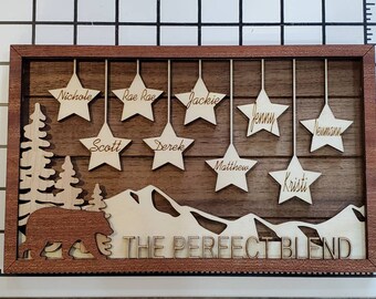 Family personalized sign l Christmas gift l Mother l camping l Mothers day l gift l kids